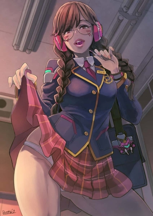 【オーバーウォッチ】ディーバー(d.va)のエロ画像：イラスト