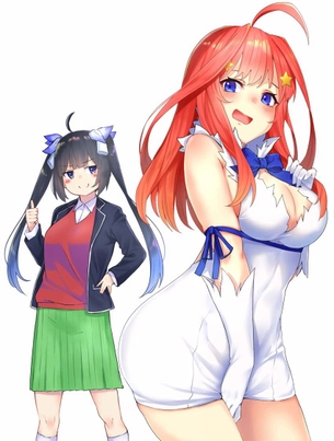 【五等分の花嫁】中野五月(なかのいつき)のエロ画像：イラスト