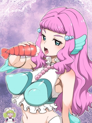 【トロピカル〜ジュ!プリキュア】人魚のローラちゃんのエロ画像：イラスト