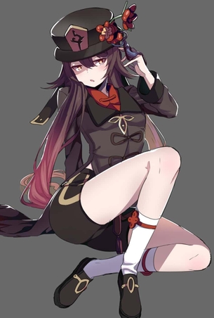 【原神】胡桃(フータオ)のエロ画像：イラスト その２