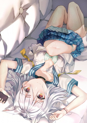 【非・微エロ】目の錯覚でさらに可愛い！逆さま美少女画像まとめ