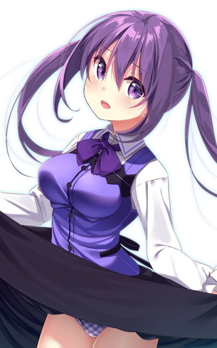 【非・微エロ】日曜日の紫髪美少女画像まとめ　その６５