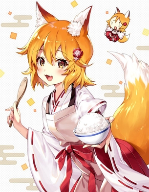 【非・微エロ】ご利益盛り盛りで縁起の良いきつねっ娘虹画像まとめ　その４