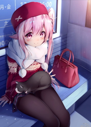 【非・微エロ】火曜日の赤髪・ピンク髪美少女画像まとめ　その６３