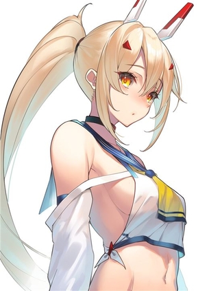 【ポニーテール】うなじが魅力的 ポニーテール少女の二次元エロ画像＆イラスト Part12