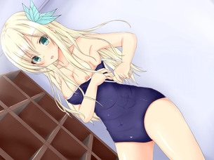 【2次】女の子のお着替えシーンのエロ画像5