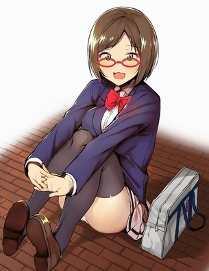 制服JKのエッチな二次エロ画像