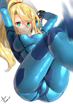 【メトロイド】ゼロスーツサムスちゃんの二次画像【ボディスーツ】