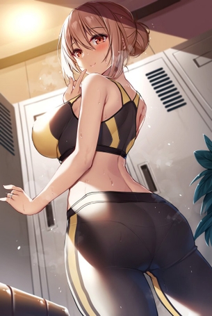 【二次】左手薬指に指輪が光る、むちむちドスケベボディな人妻のエロ画像
