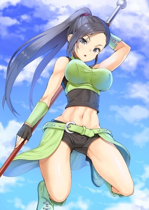 [ドラクエ(DQ11)][エロ画像]マルティナのホットパンツにオスのスイッチが入ったよ♪
