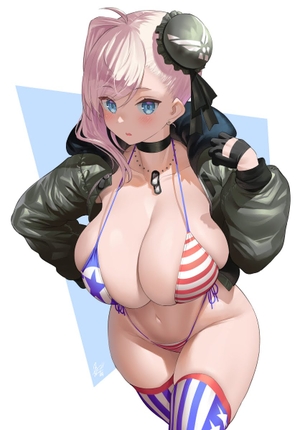 【二次エロ】エッロい谷間が丸見えな女の子の厳選二次エロ画像 その23