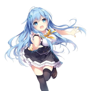 【非・微エロ】水曜日の青髪美少女画像まとめ　その７９
