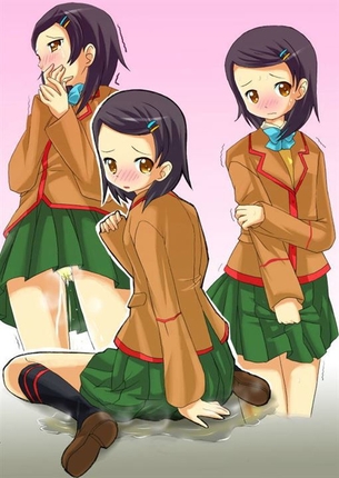 【おしっこ】放尿してる可愛い女の子の二次元エロ画像＆イラスト Part17