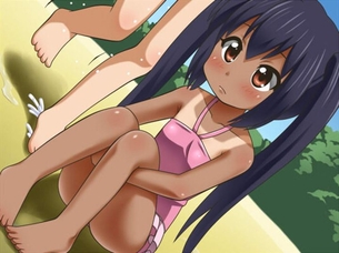 【日焼け】褐色肌が魅力的な女の子の二次元エロ画像＆イラスト Part85