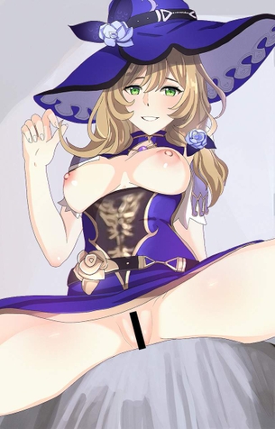 リサのどエロい二次エロ画像がいっぱいおっぱい！【原神】