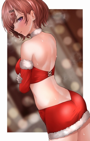 【虹画像】サンタコスプレした女の子とクリスマスを過ごしたい人生だった