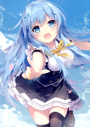 【非・微エロ】水曜日の青髪美少女画像まとめ　その２５