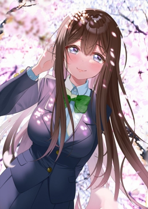 【制服JK】エッチな知識なんて少しも知らなそうな清楚系女子校生の画像