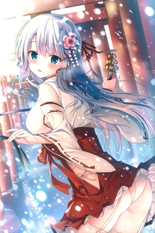 【非・微エロ】穢れた心が清められていく巫女さん虹画像まとめ　その３