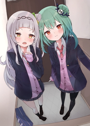 【ホロライブ】女子校生の恰好したホロメンちゃん達の二次画像【制服JK】