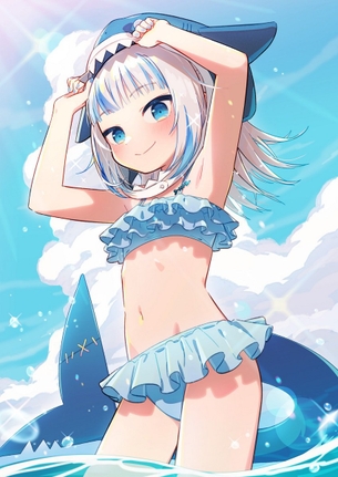 【腋】水着姿の女の子が無防備に晒しちゃうキレイなワキ画像