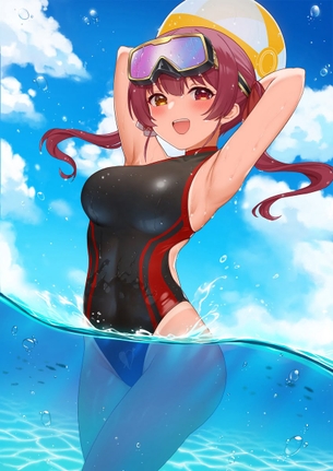 【二次】おっぱいが競泳水着の中にぱっつぱつに詰まってる巨乳女子画像