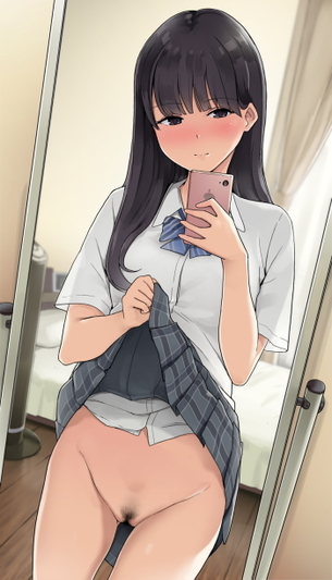 【二次】パンツを履いていないノーパン状態の女の子の画像 Part１９