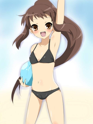 【涼宮ハルヒの憂鬱】涼宮ハルヒのえっちでかわいい二次エロ画像