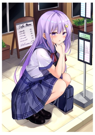 【非・微エロ】日曜日の紫髪美少女画像まとめ　その９４