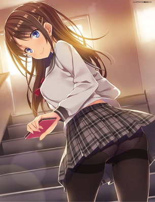 【非・微エロ】タイツ越しうっすらパンチラ画像まとめ