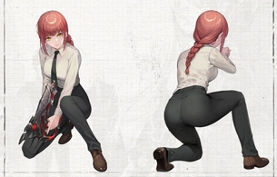 『勝利の女神：NIKKE』の『チェンソーマン』マキマさんのエロいケツがアプデで見えるように