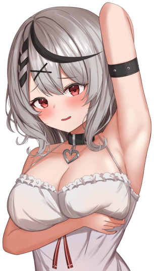 [ホロライブ][エロ画像]沙花叉クロヱの脇マ〇コに肉棒を”ｼｭｯｼｭｯ”ってしたよ♪