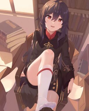 【エロ画像】原神 胡桃と漫画みたいなＨがしたくなる抜きヌキ二次エロ画像