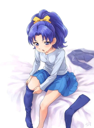 [プリキュア][エロ画像]キュアジェラート(立神あおい)に使用済みニーハイをもらったよ♪