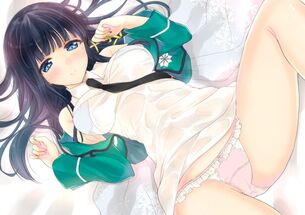 黒髪の萌えイラスト