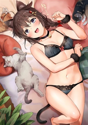 【猫耳娘】猫耳が可愛い女の子の二次元エロ画像＆イラスト Part07