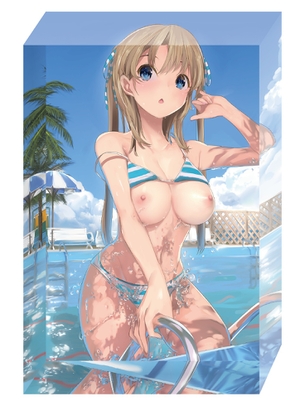 はしゃぎすぎて水着が外れちゃう女の子　その２９