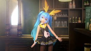 【画像】初音ミクさん、踊ってる内にテンションが上がってだんだん服を脱いでトップレスになるｗｗｗ