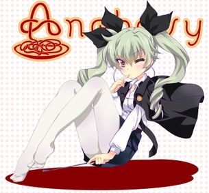 【ガルパン】アンチョビこと安斎千代美ちゃんの白タイツ画像