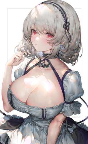 【２次】ご奉仕されたいメイド美少女のエロ画像その３５