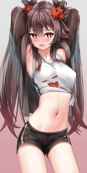 原神　胡桃（フータオ）の〇リエロ画像3