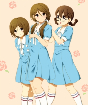 おさげ髪のキャラの画像ください