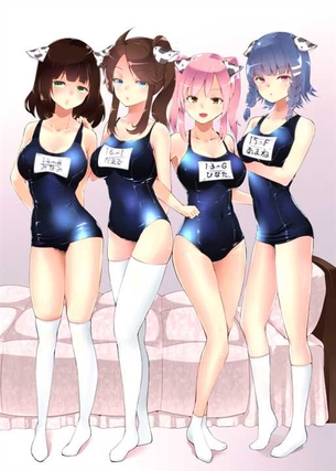 【スクール水着】スク水姿がえっちな女の子の二次元エロ画像＆イラスト Part12