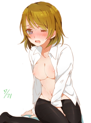 【ラブライブ！】かよちんのムチムチ黒タイツ画像