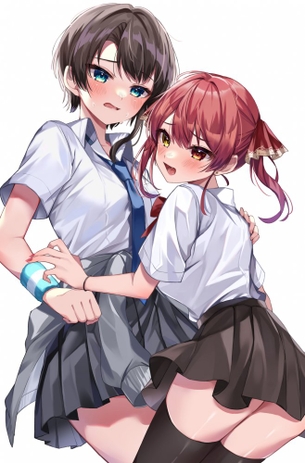 【二次】セーラー・ブレザー・制服女子画像　その４８