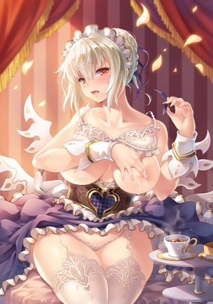 【二次元】手ブラで胸を隠す美少女達のエロ画像 Part.10 50枚