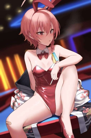 [ブルアカ][エロ画像]美甘ネルのﾅﾁｭﾗﾙな開脚で勃起したよ～♪