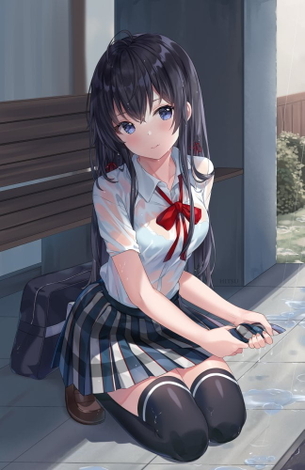 【非・微エロ】月曜日の黒髪美少女画像まとめ　その９５