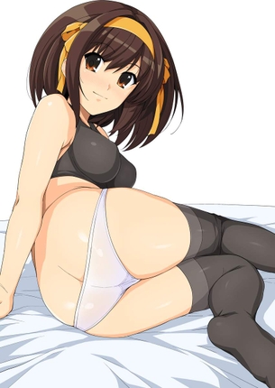 快楽に堕ちそうになってるアヘ顔の涼宮ハルヒ抜けるエロ画像！【涼宮ハルヒの憂鬱】