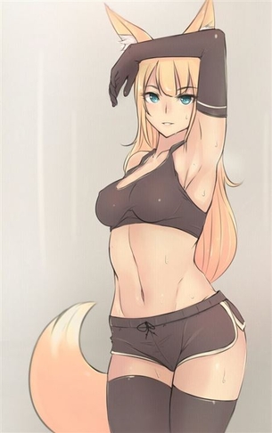 【狐耳娘】キツネ耳が可愛い女の子の二次元エロ画像＆イラスト Part01
